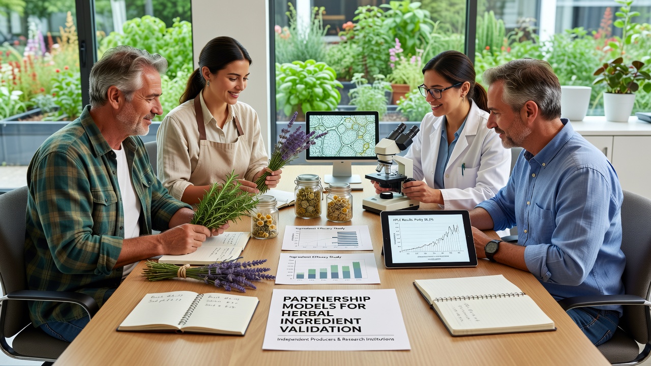 Examining Partnership Models Between Independent Herbal Producers and Research Institutions for Ingredient Validation